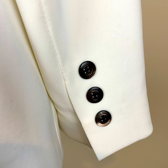 NWT Kasper Ivory Career blazer , Size 6P - Picture 8 of 8